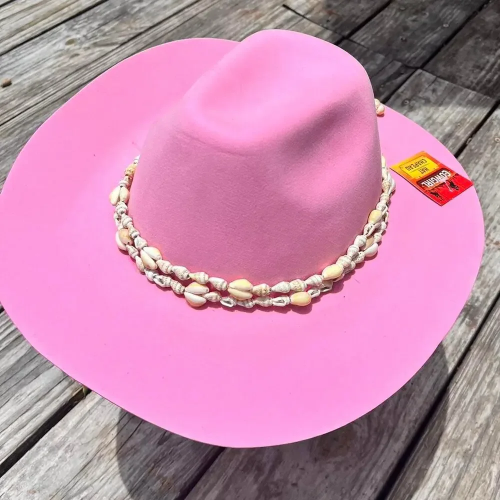 Pink cowgirl hat